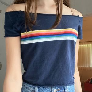 Brandy Melville Rainbow Top